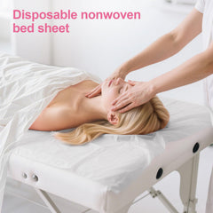 Ypfyed sheet tucked at face cradle demonstrating secure fit and easy setup