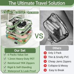 YQBRAO medium case open showing bottles and brushes for organized travel