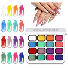 YSC palette front packaging showing 16 colors and clear layout for easy selection