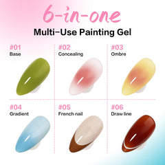 YSC sponge patting demo on nail showing easy ombré creation and fast coverage