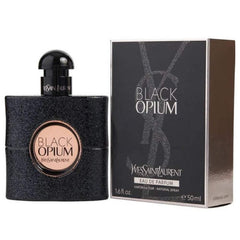 Yves Saint Laurent Black Opium glass texture close-up emphasizing premium finish and durability