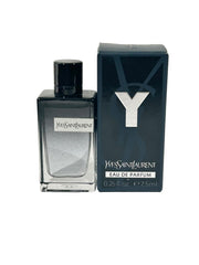 Yves Saint Laurent mini front bottle showing compact designer packaging and portable convenience