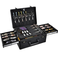 Yueieoun case exterior showing durable aluminum and reinforced corners, protecting tools