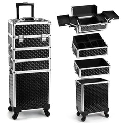 Yueieoun front view closed train case showing compact protection and mobility