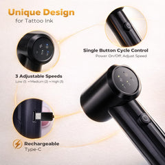 Yuelong mixer in use in a studio mixing pigment quickly for time-saving benefit