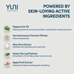 YUNI Beauty unfolded extra-large wipe demonstrating full-body coverage