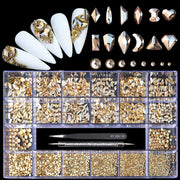 yzzseven front packaging showing organized crystal kit and protection