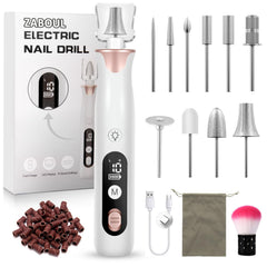ZABOUL front view showing cordless nail file for precise home salon results