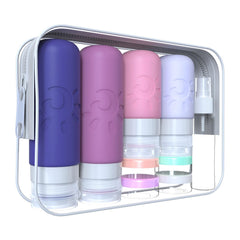 Zafit front packaging showing full 18-piece travel set and pouch for easy packing