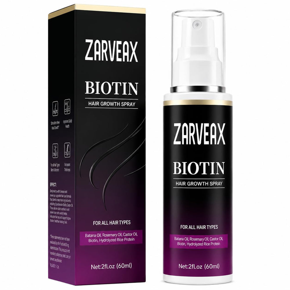 Zarveax front bottle showing label and spray cap for easy identification and use