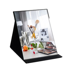 ZBEIVAN front view of large portable makeup mirror showing full coverage benefit