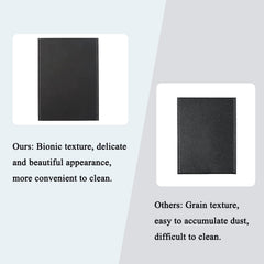 ZBEIVAN PU leather texture detail showing durable protective finish