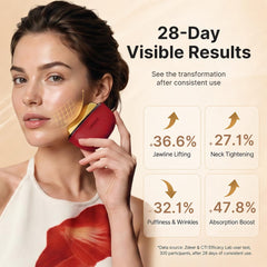 ZDEER GS5 red light activated showing glow to support refreshed appearance