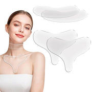 ZDQULX front packaging showing four silicone neck and chest pads, clear benefit convenience