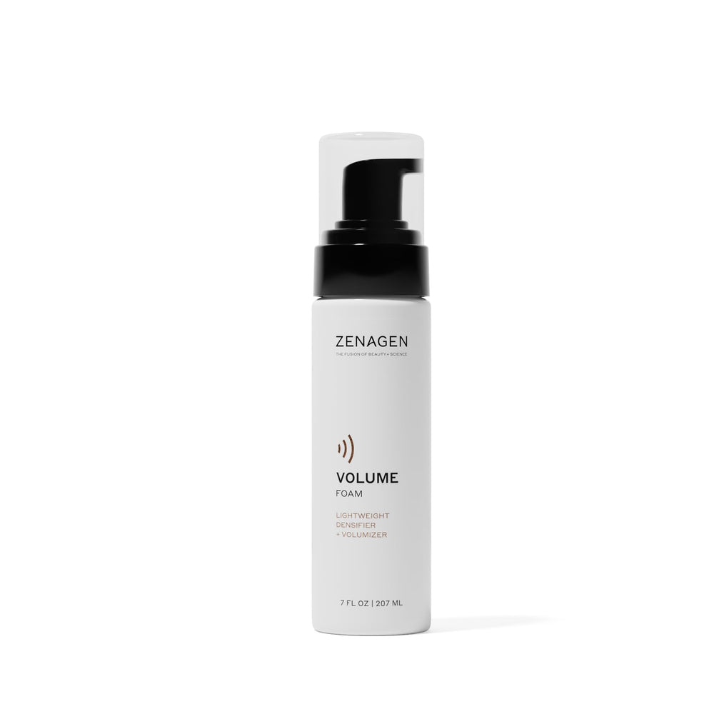 Zenagen Volume Foam bottle front view showing label and benefits