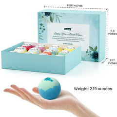 ZenBombs fizzing in bathtub releasing color and scent — creates relaxing soak
