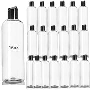 zentriqlla 20-pack front view showing clear bottles and black caps, easy identification benefit