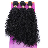 ZHENLISI front packaging showing afro kinky curly bundles and natural 1B color benefit