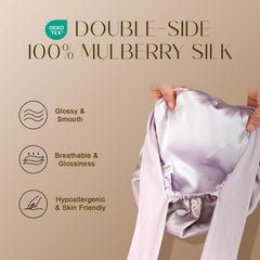 ZIMASILK silk texture close-up highlighting smooth fibers and reduced friction benefit