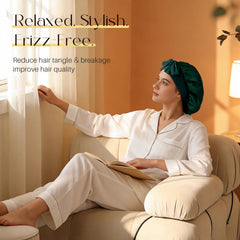ZIMASILK long cooling ties detail for adjustable pressure-free overnight security