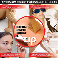 Zip wax close-up texture highlighting dense beeswax consistency for effective hair grip