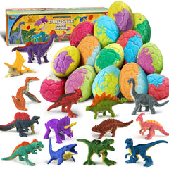 Zippytots front packaging showing colorful dinosaur egg set and gift-ready box