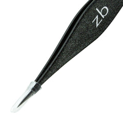 Zizzili Basics tweezers plucking eyebrow hair demonstrating controlled shaping benefit
