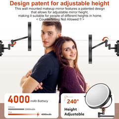 ZLOKLA close-up of LED ring and touch controls illustrating easy dimming and color selection