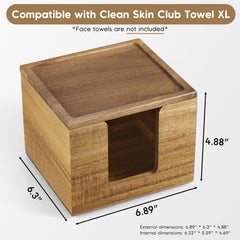 ZMZKKLL close-up of removable wood lid, doubles as small tray benefit