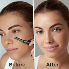 ZOMCHI razor in hand showing compact size and easy handling