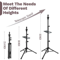 ZQIAN BEAUTY extended to 50 inches demonstrating adjustable height