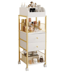 ZQUYAJ front view cart showing organized storage and easy access