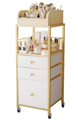ZQUYAJ front view of organizer cart showing tidy vanity storage benefits