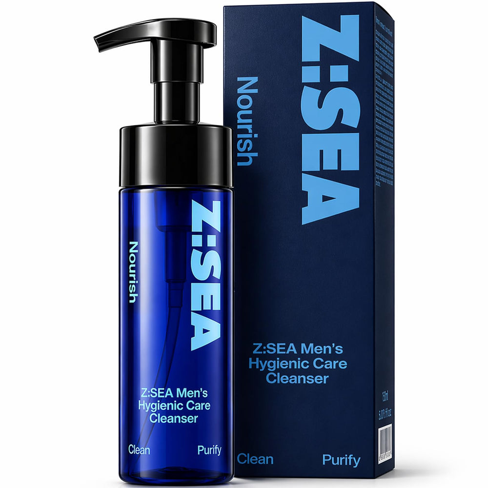 Z:SEA front packaging showing product and clean design benefit freshness