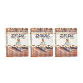 Zum amber bar front packaging showing three bars and scent benefit