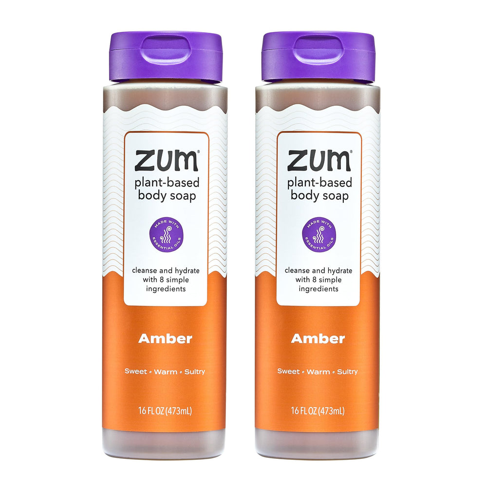 Zum amber front packaging showing warm label and 16 fl oz size, encourages selection
