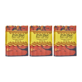 Zum front packaging showing product trio and natural branding benefits moisturizing