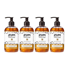 Zum bottle front packaging showing fragrance and 12 oz size for clear identification and appeal