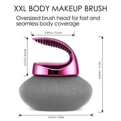 Zynufnx close-up of charcoal vegan bristles demonstrating soft, dense fibers for even blending