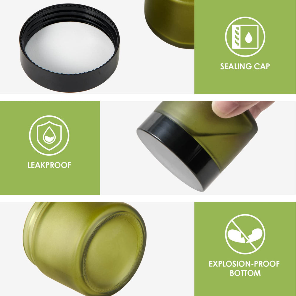11 Hoa Kinh jars filled with cream illustrating product presentation and professional look