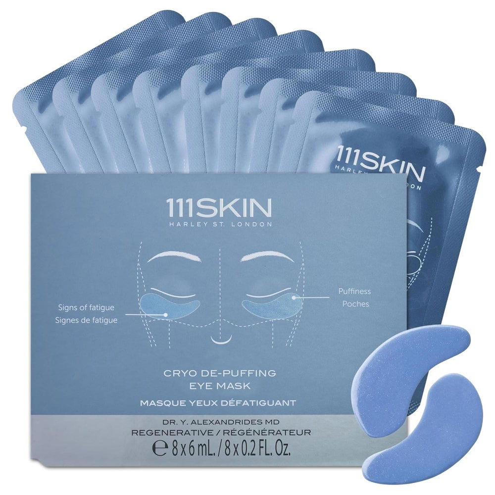 111SKIN front packaging showing product and calming benefit