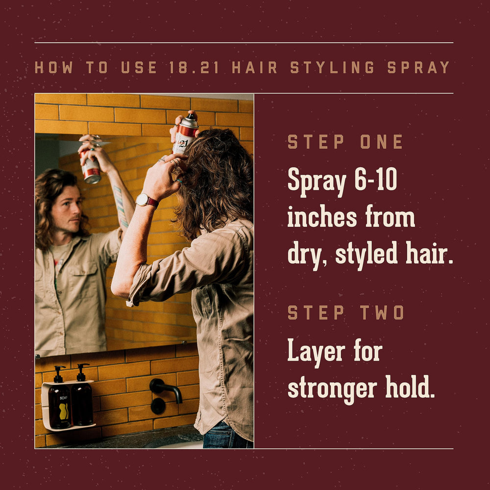 18.21 Man Made texture on hair showing matte finish and frizz control benefit