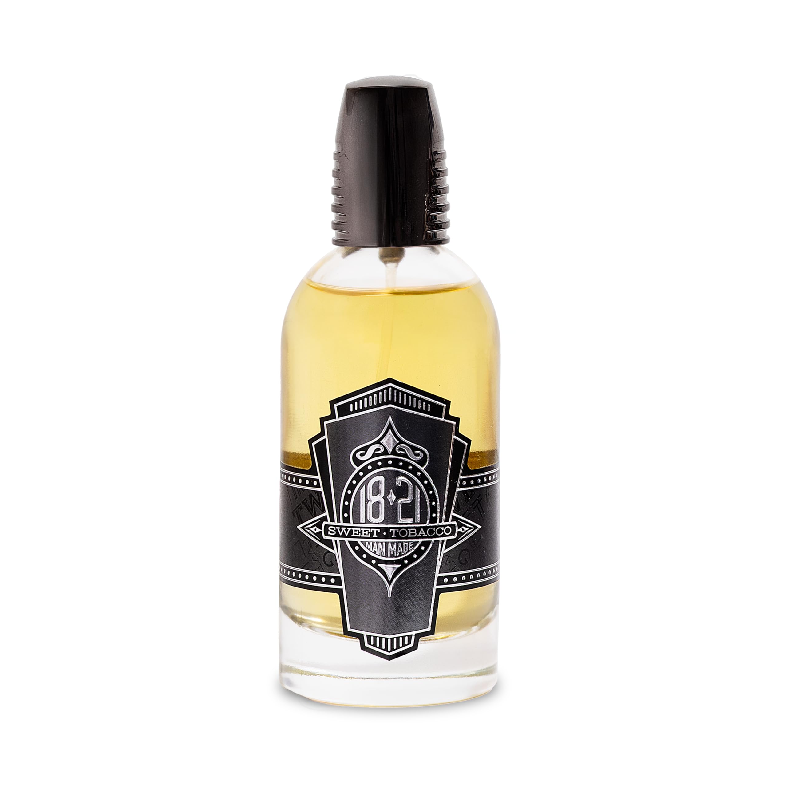 18.21 Man Made front bottle shot showing sleek glass and masculine design