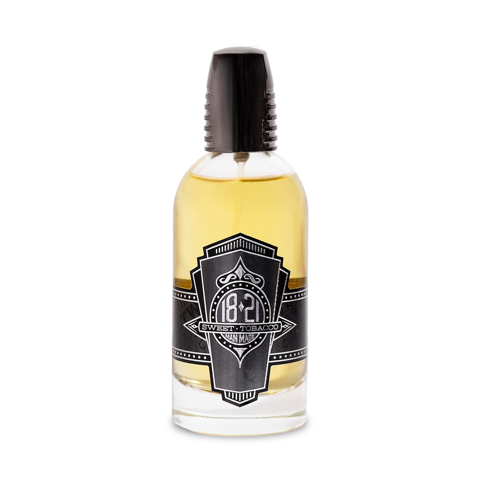 18.21 Man Made front bottle shot showing sleek glass and masculine design