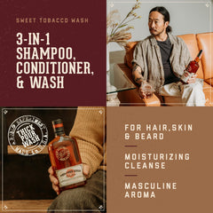 18.21 Man Made rich lather texture demonstrating moisturizing cleanse