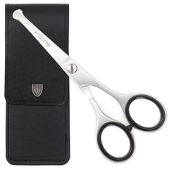 3 Swords Germany scissors front view showing case and secure storage benefit