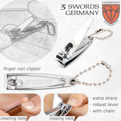 Drei Schwerter tweezers close-up polished tip for precise grooming benefit