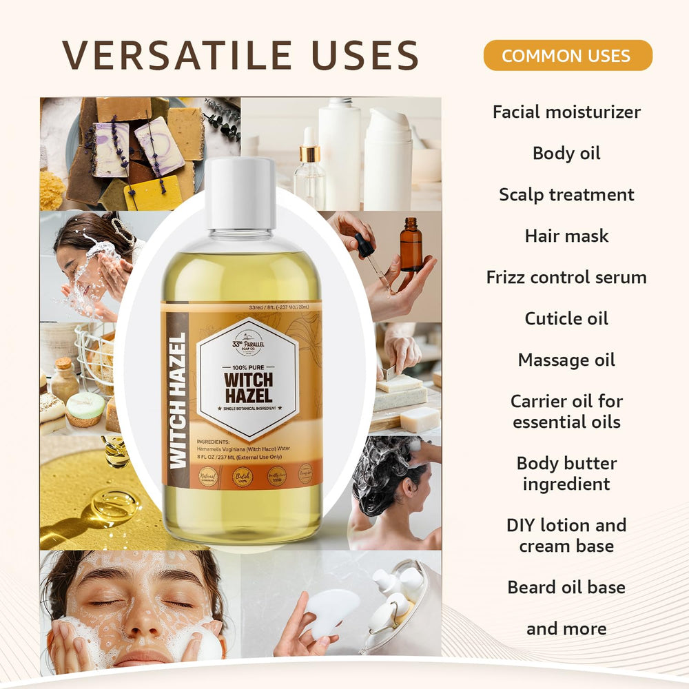33RD PARALLEL SOAP CO. label close-up highlighting USP grade and alcohol-free benefit