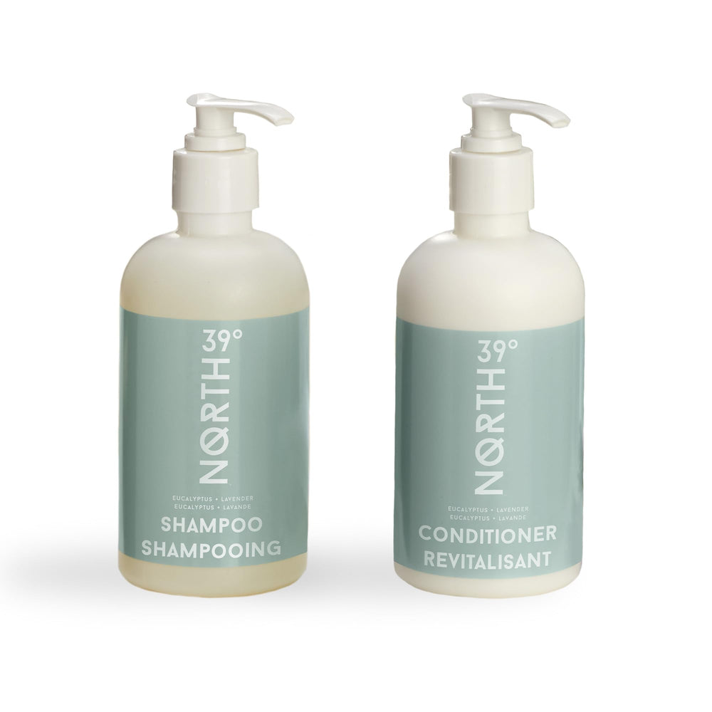 39° North shampoo foam texture demonstrating gentle, rich lather
