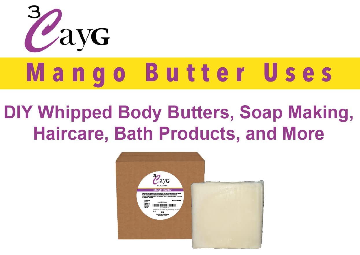3CAYG mango butter melting pour demonstrating easy blending into recipes